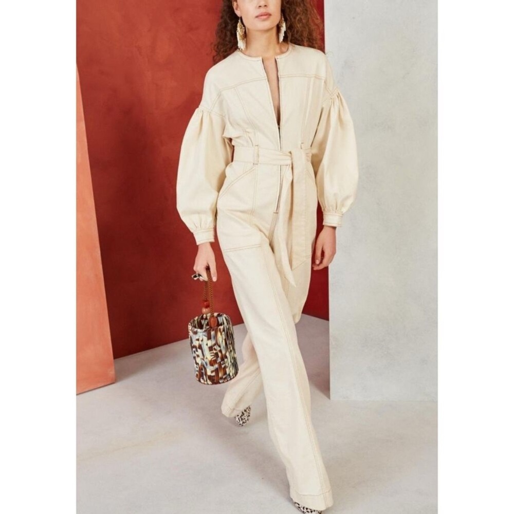 ULLA JOHNSON Akiba Denim Jumpsuit